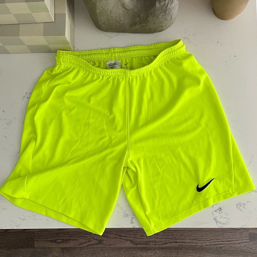 Nike Neon Yellow Athletic Shorts